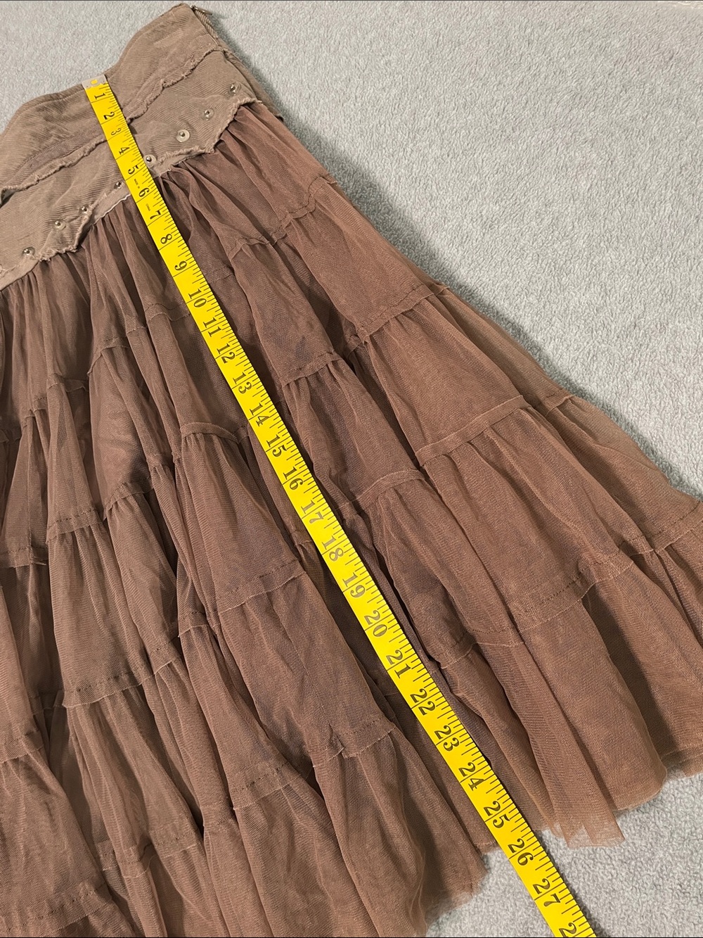 Morgan De Toi Tulle Skirt Small Western Fairy Grunge Indie Whimsigoth Festival - Picture 3 of 11
